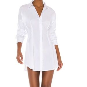 Revolve White Minimalist Dress